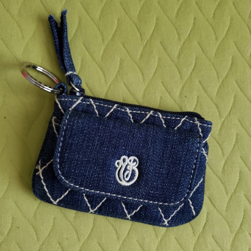 Vera Bradley Keychain Credit Card/Change Purse